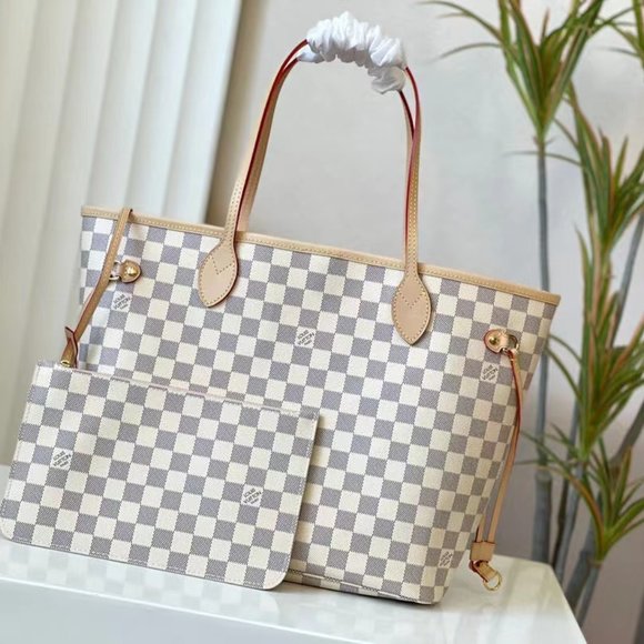 Louis Vuitton Bags Neverfull Checkerboard Handheld Shoulder Bag